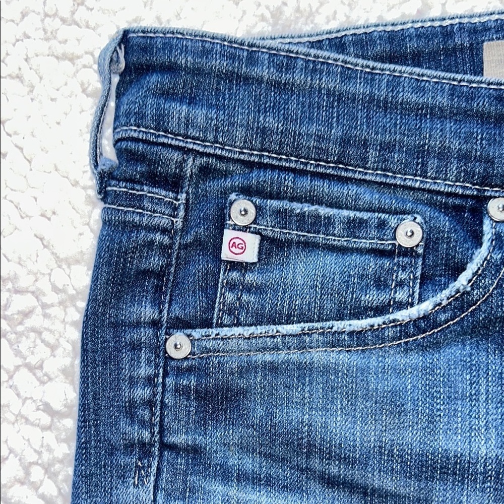 AG Adriano Goldschmied Denim Blue Jean Shorts - Picture 6 of 12